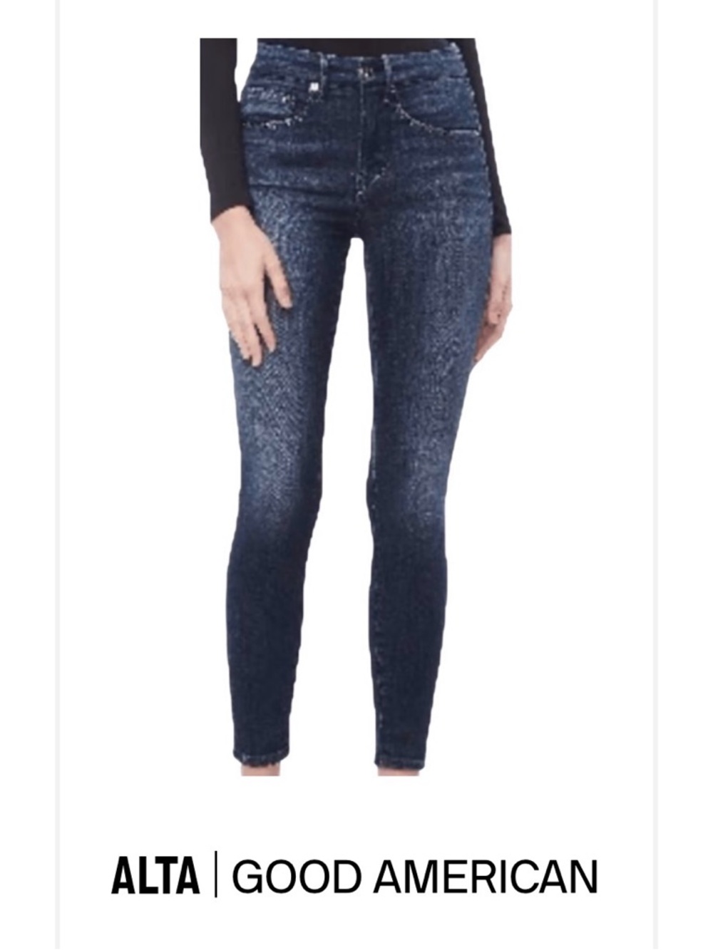 Good American Midnight Blue Skinny Jeans
